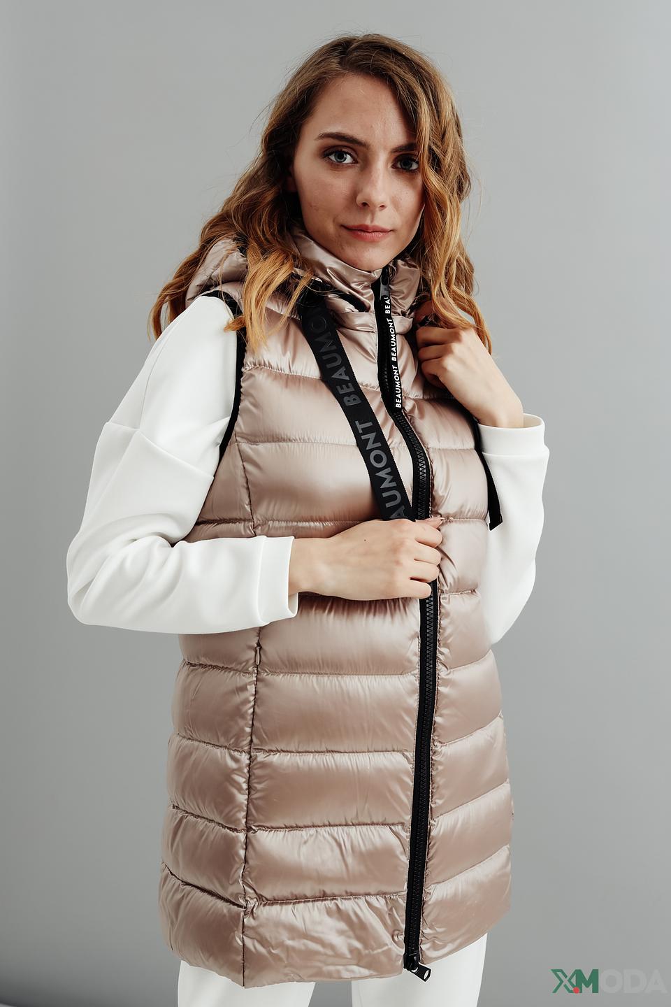 Жилет Beaumont стеганый бежевый