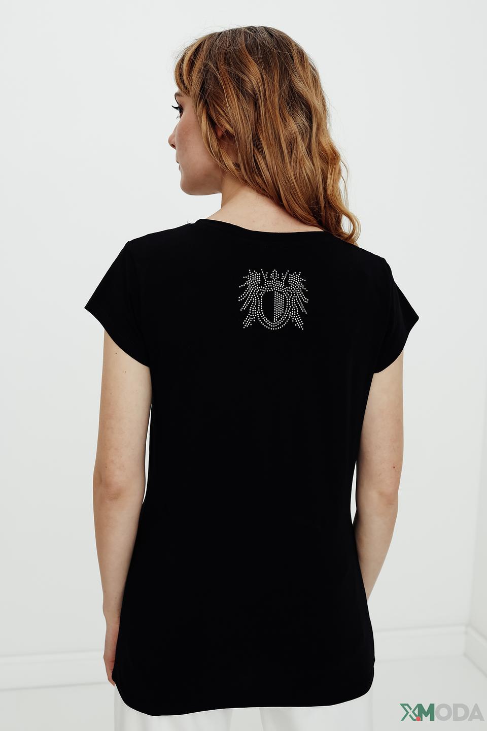 Футболка Pezzo с логотипом RICH чёрная