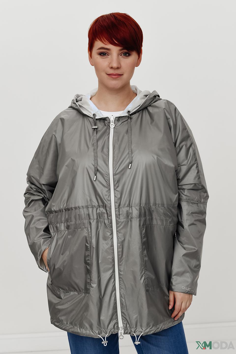 Куртка Baronia серая с капюшоном