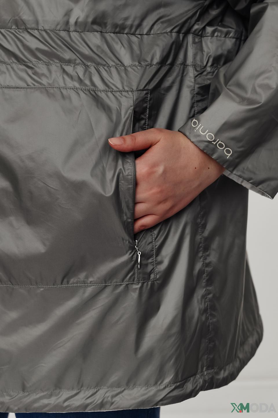Куртка Baronia серая с капюшоном