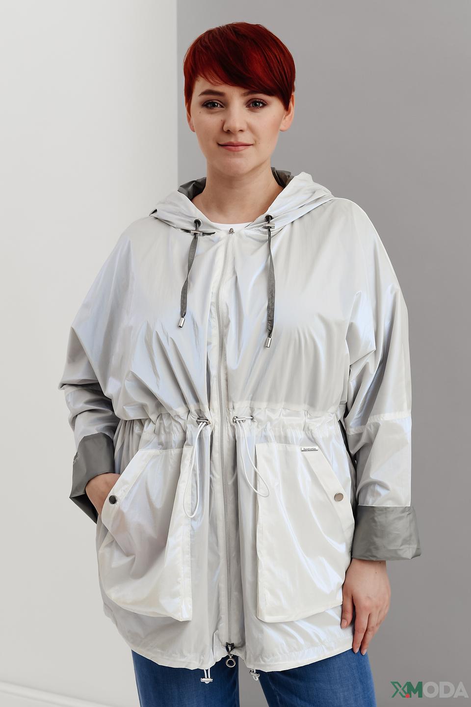 Куртка Baronia серая с капюшоном