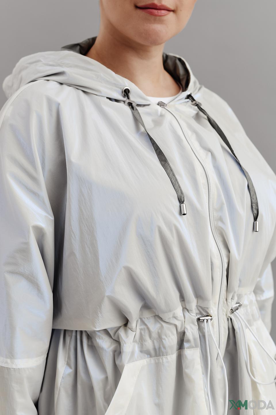 Куртка Baronia серая с капюшоном