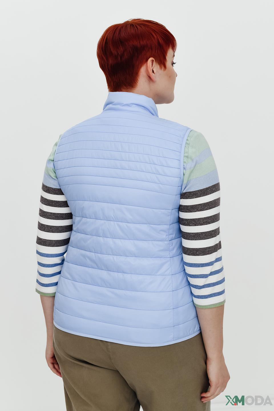 Жилет Frank Walder стеганый голубой