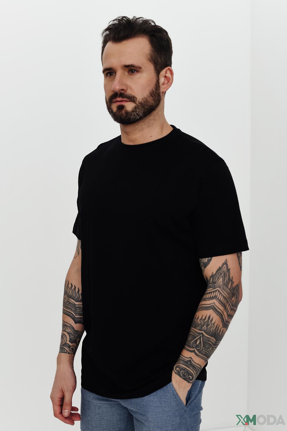 Футболка Lerros чёрная базовая