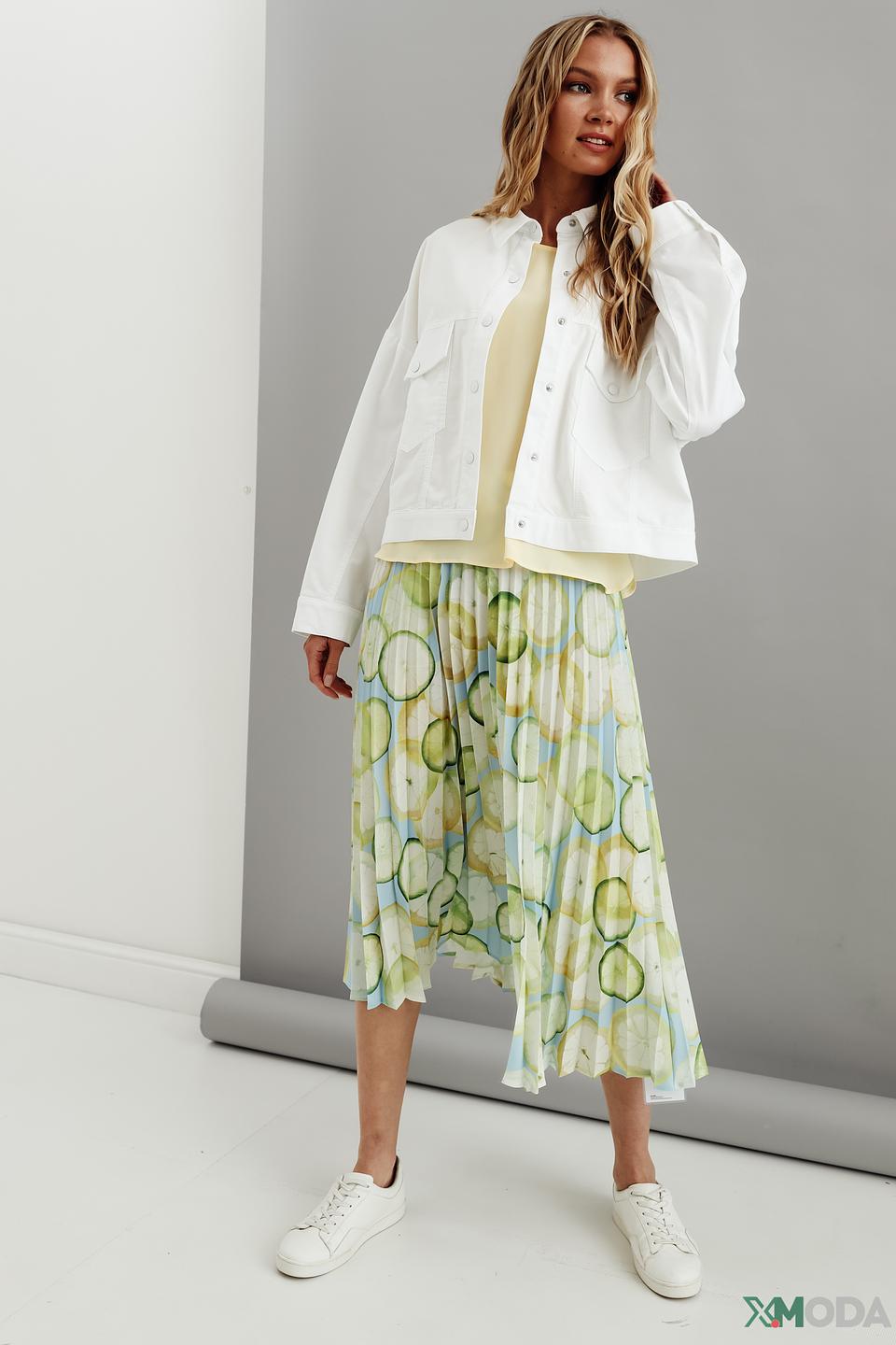 Юбка Ice Play с принтом огурцов