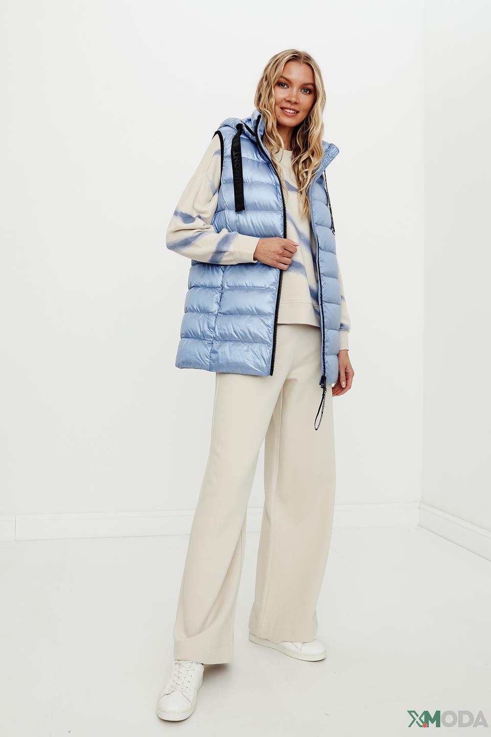 Жилет Beaumont стеганый голубой