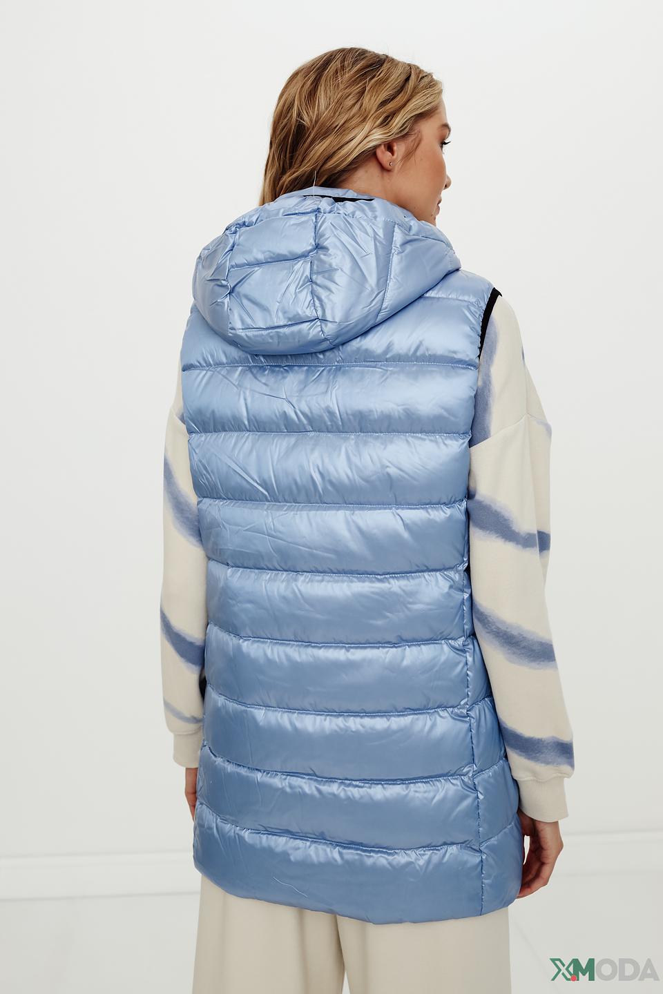 Жилет Beaumont стеганый голубой