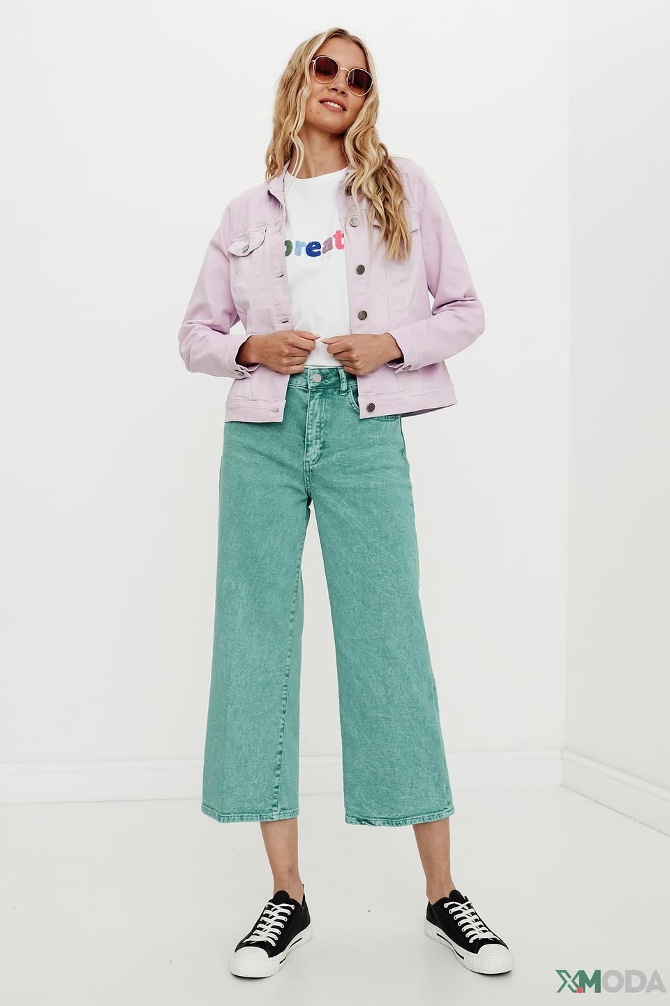 Джинсы Rich and Royal мятные