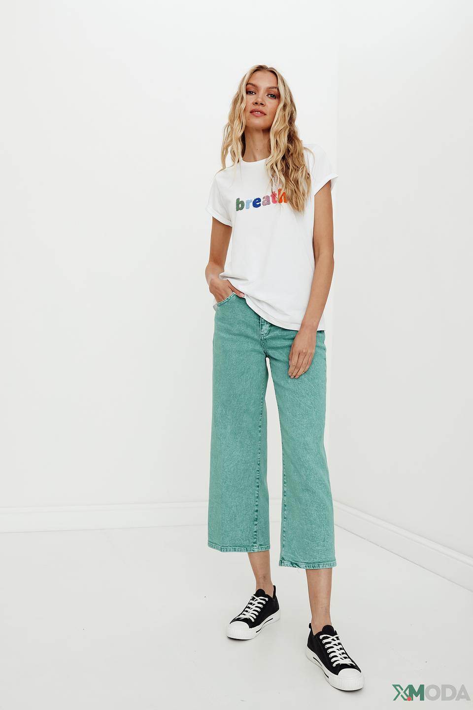 Джинсы Rich and Royal мятные