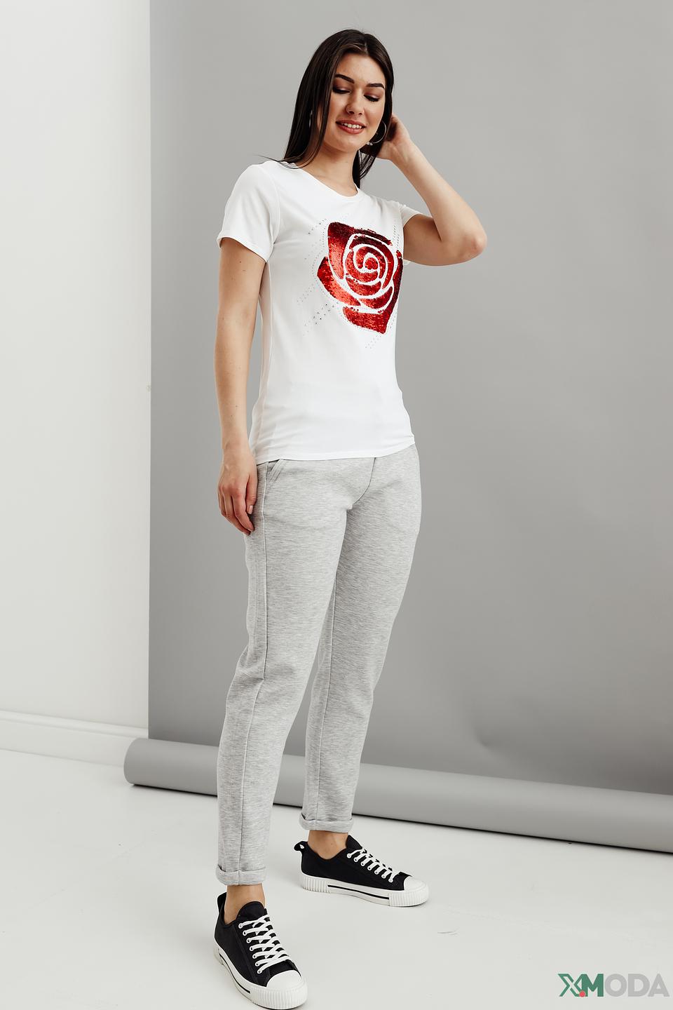 Футболка Pezzo с розой