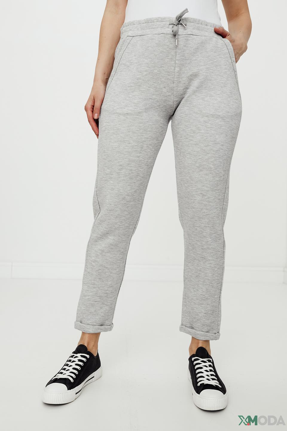 Брюки трикотажные Pezzo серые