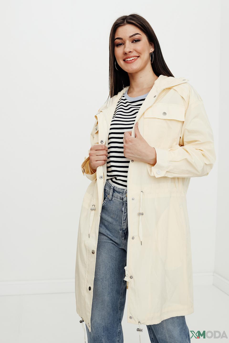 Плащ Oui женский бежевый