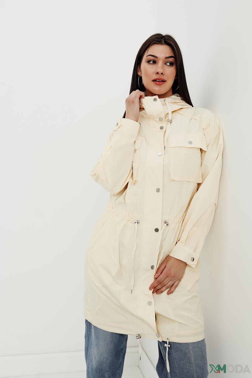 Плащ Oui женский бежевый