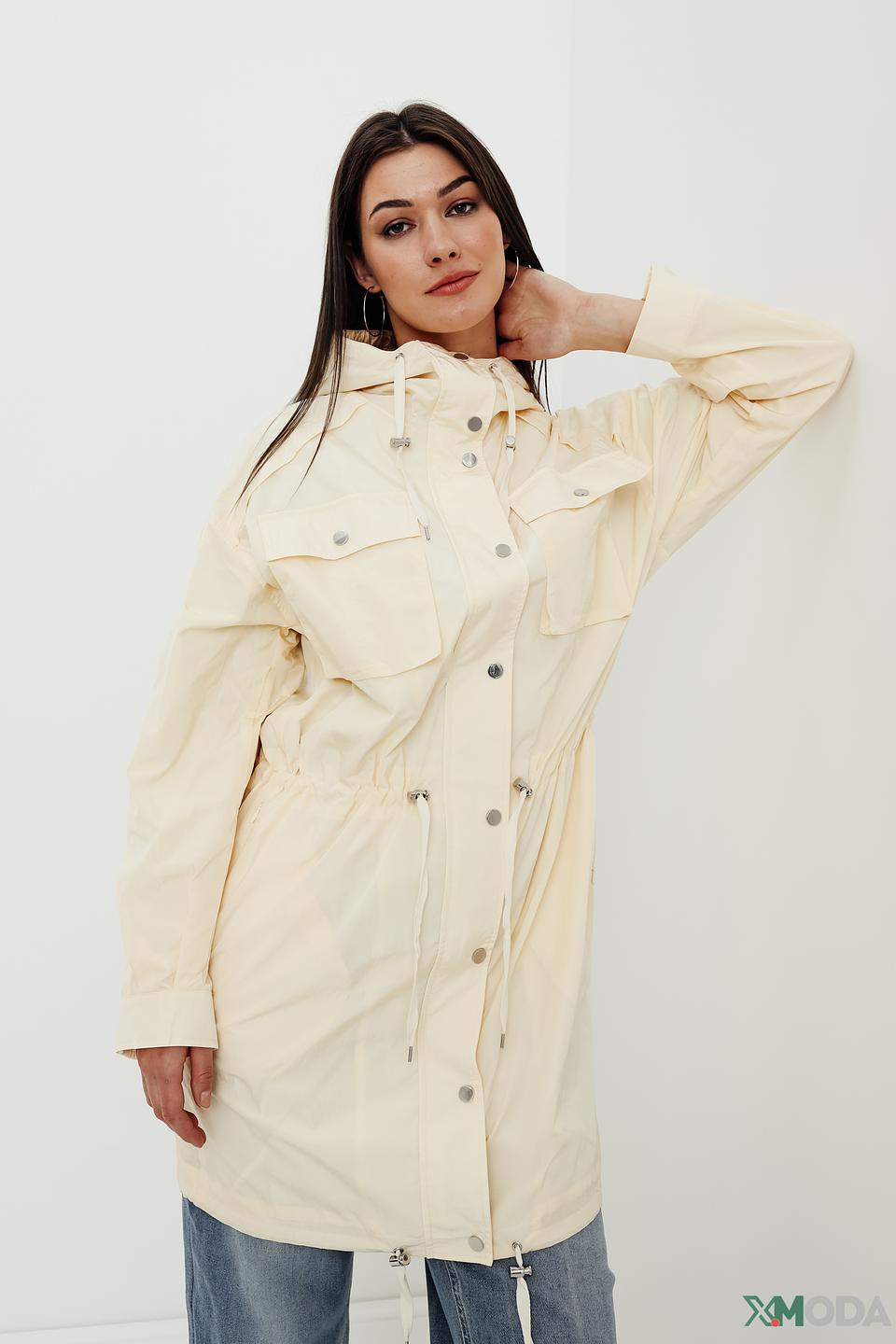 Плащ Oui женский бежевый