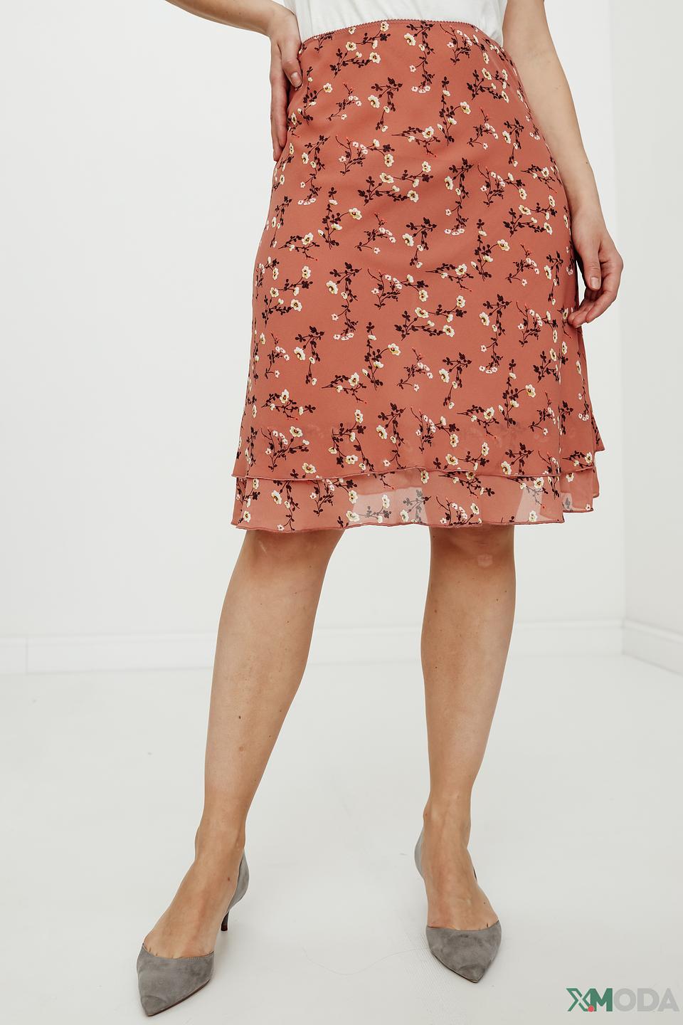 Юбка Pezzo с цветочным принтом