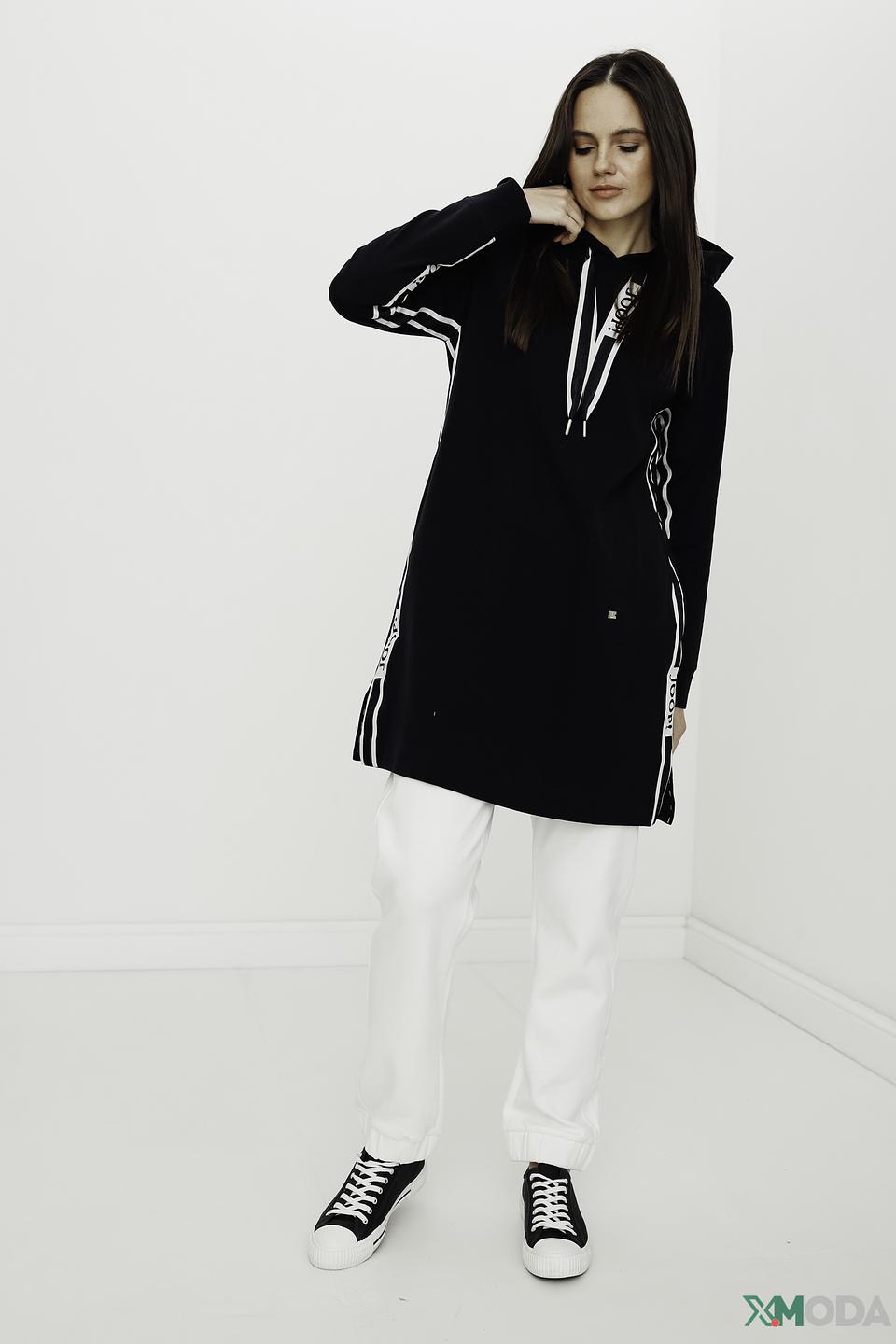 Джемпер Joop! женский черный с полосками