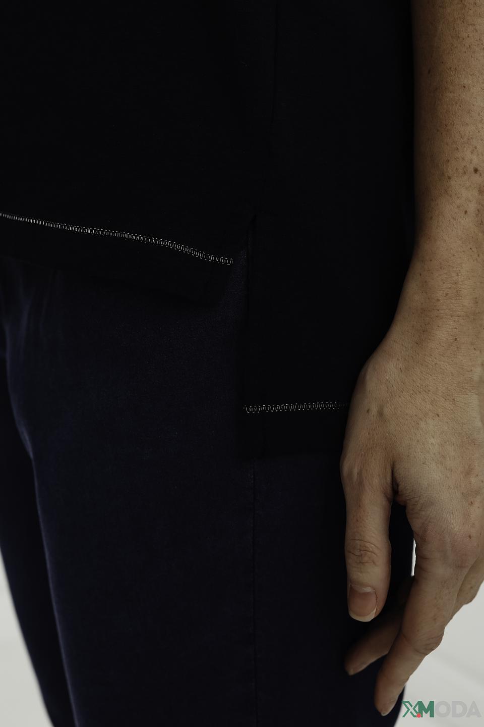 Футболка Tuzzi с принтом чёрно-белая