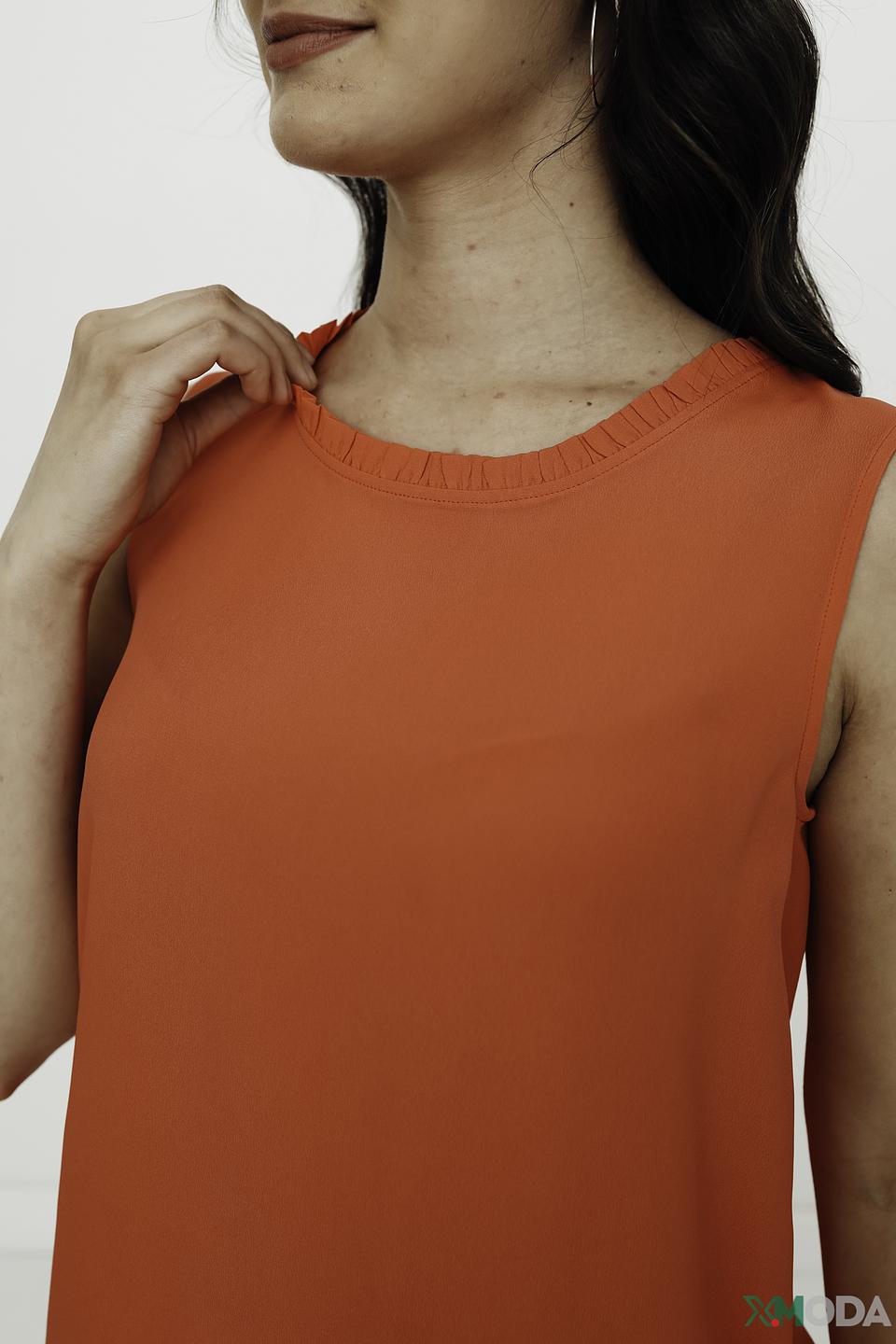 Топ Penny Black Black оранжевый