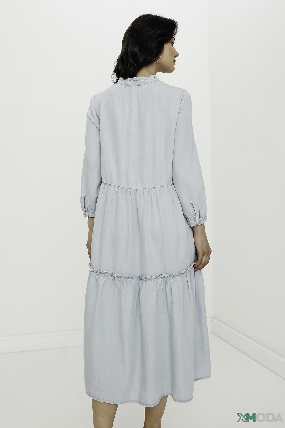 Платье Oui лиоцел голубое