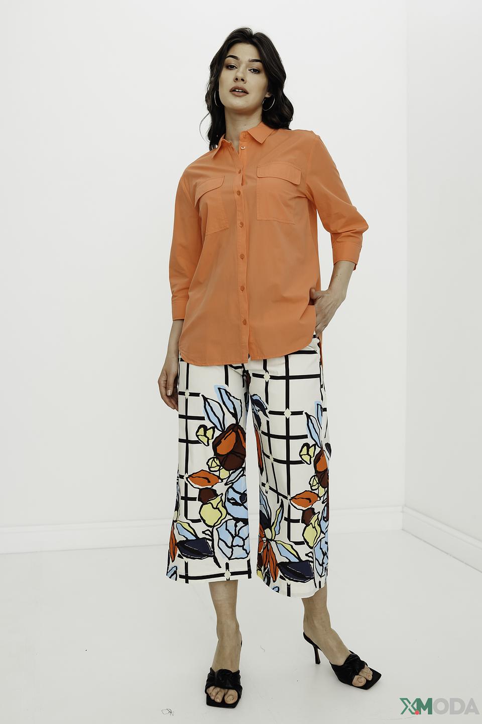 Рубашка Betty Barclay оранжевая