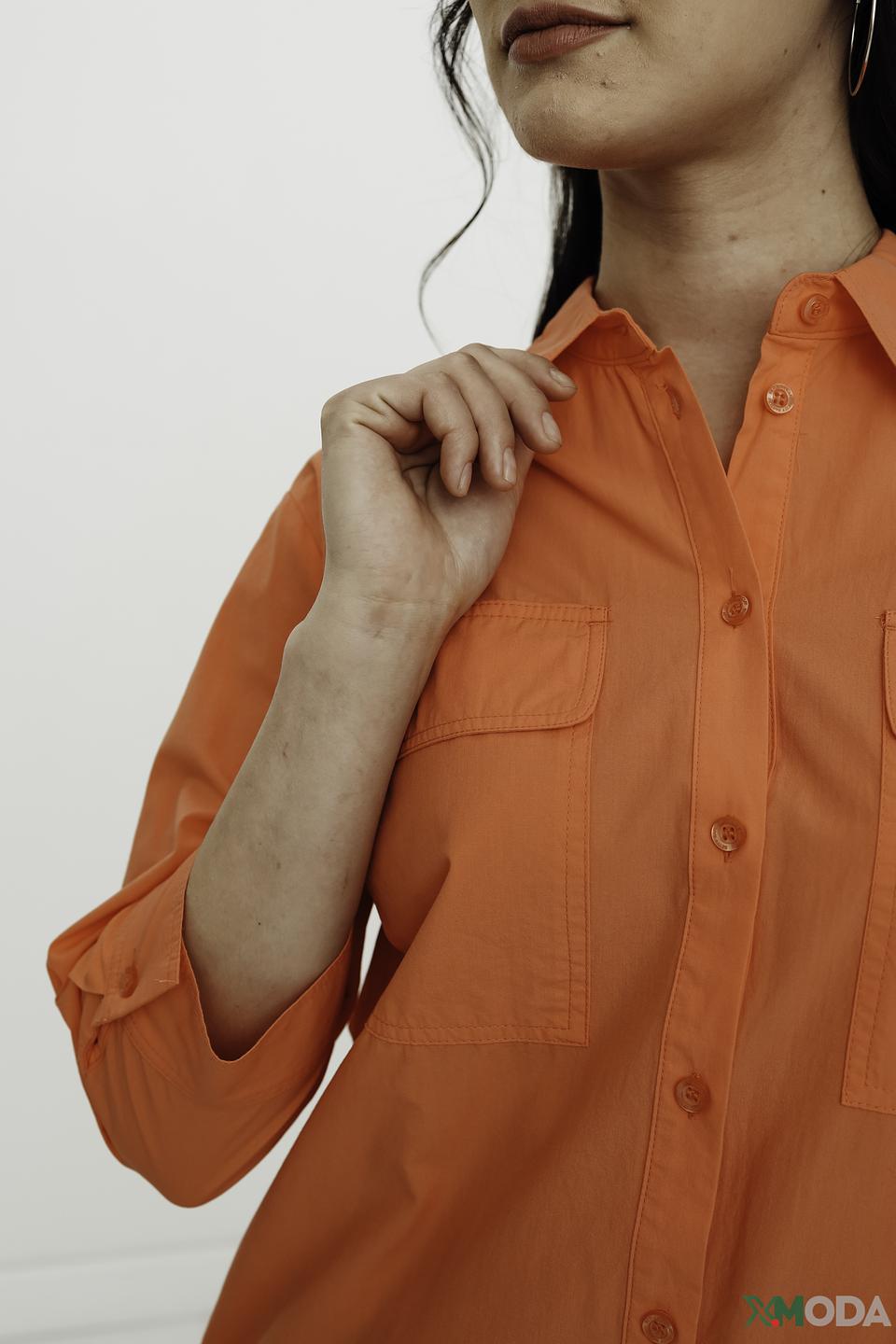 Рубашка Betty Barclay оранжевая