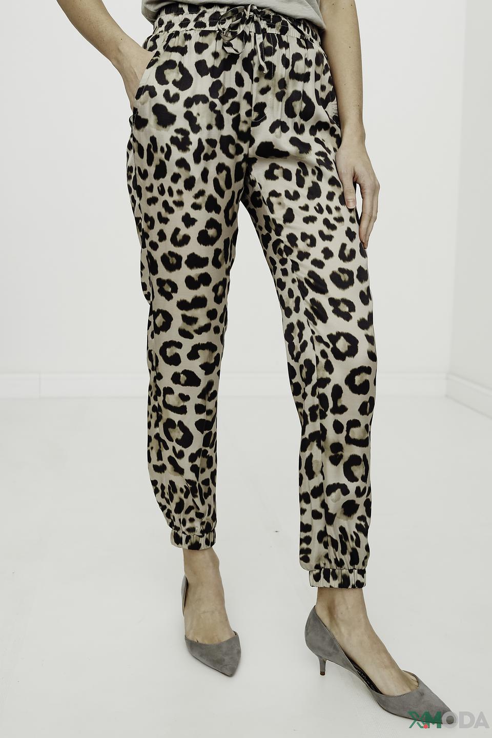 Брюки Catnoir с леопардовым принтом