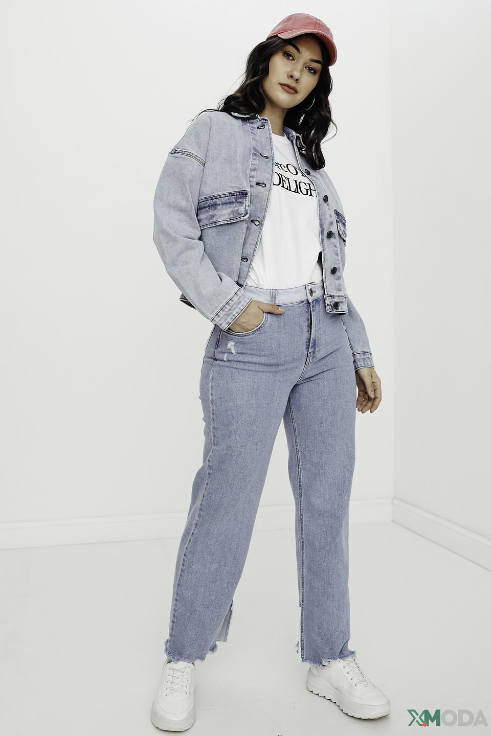 Жакет UNQ деним светло-голубой