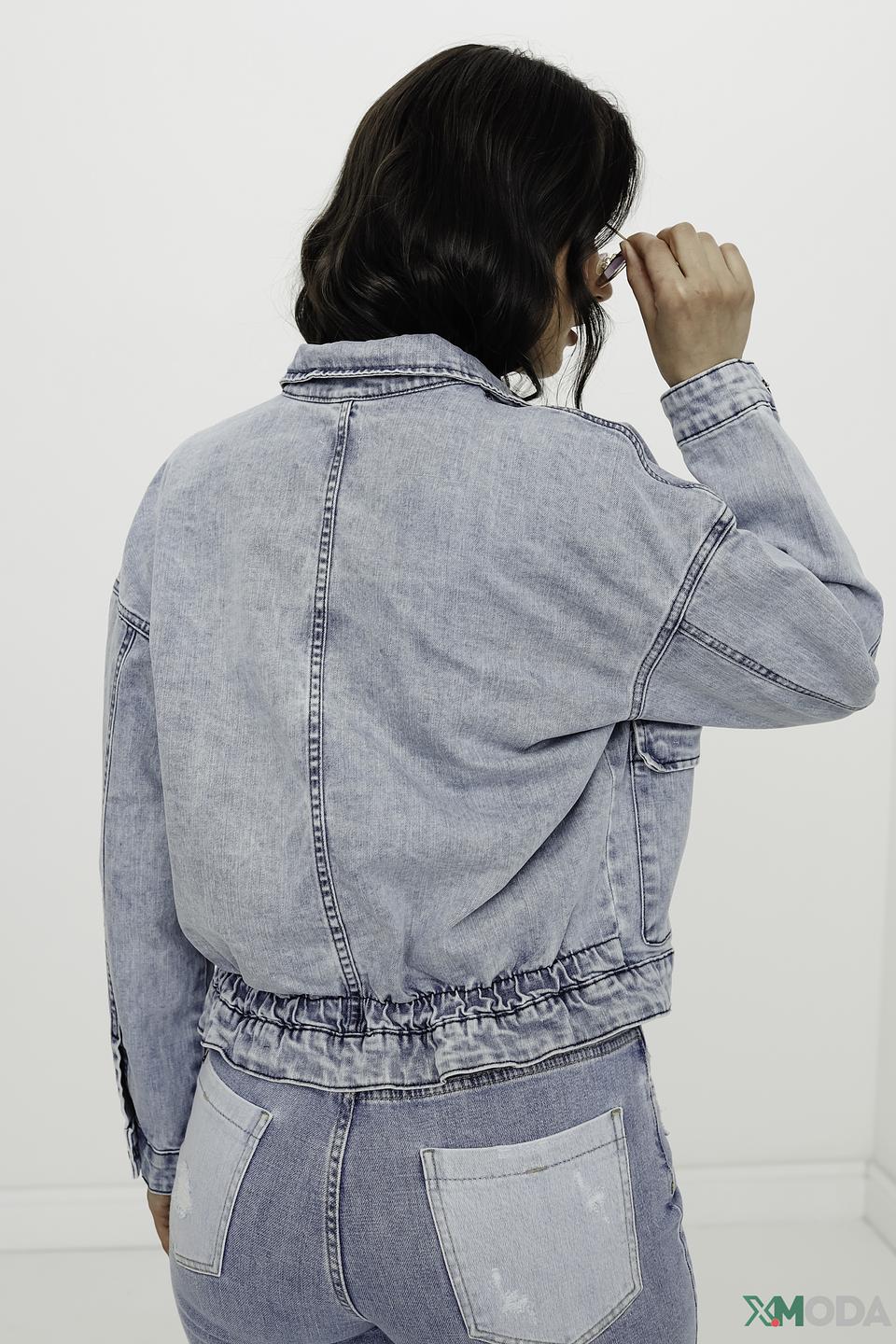Жакет UNQ деним светло-голубой