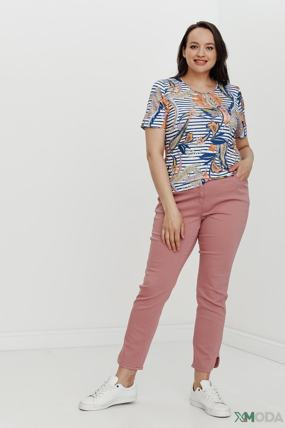 Брюки Relaxed by Toni розовые