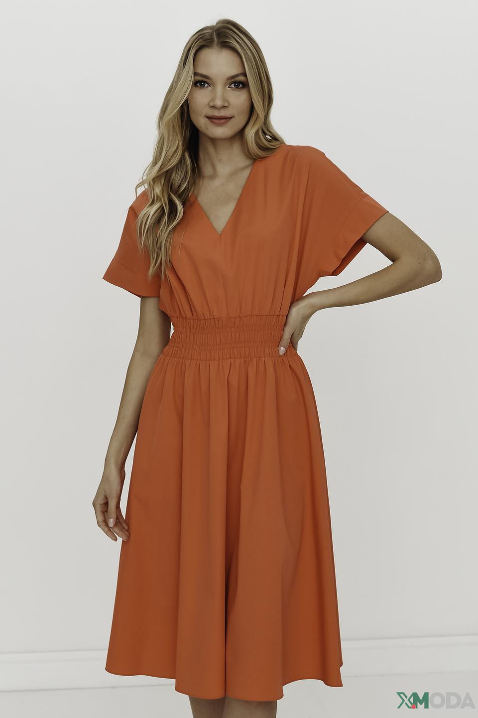 Платье Luisa Cerano оранжевое