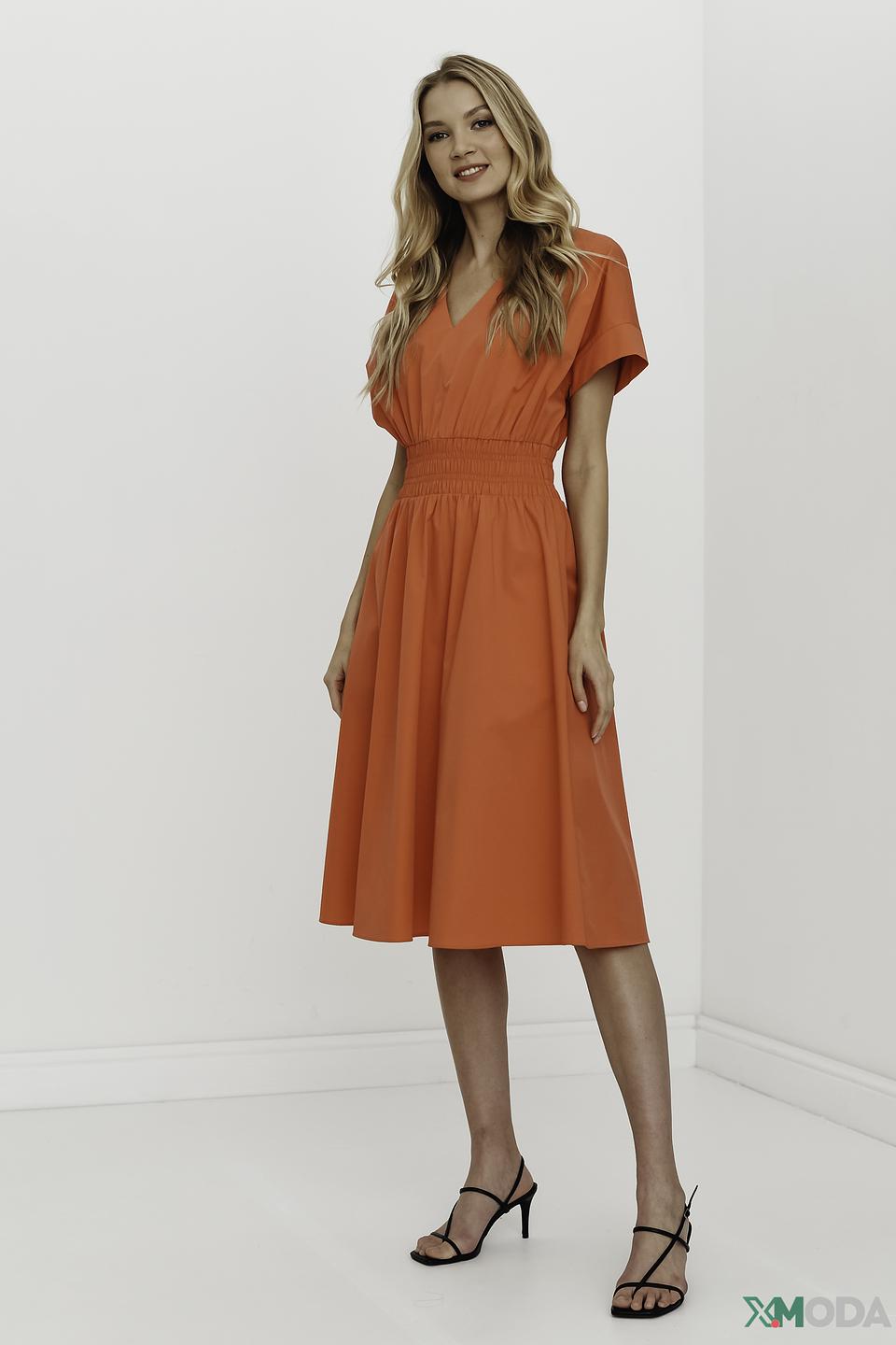 Платье Luisa Cerano оранжевое