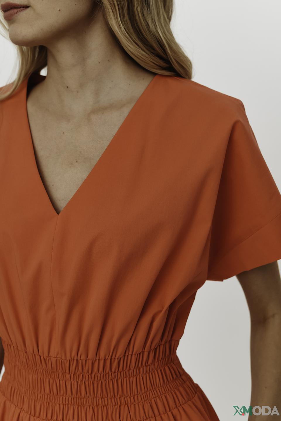 Платье Luisa Cerano оранжевое