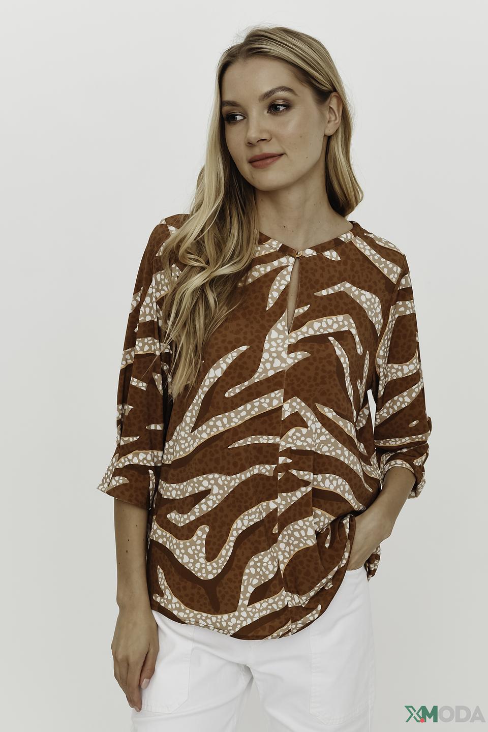 Блуза Marc Cain принт зебра