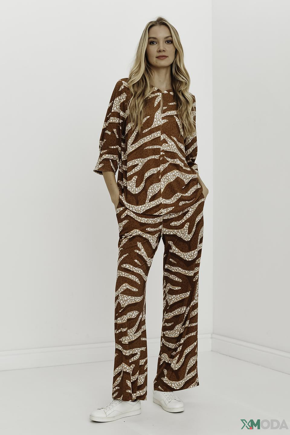 Блуза Marc Cain принт зебра