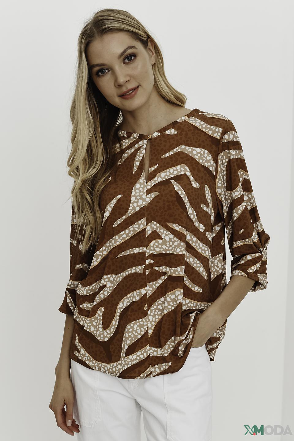 Блуза Marc Cain принт зебра