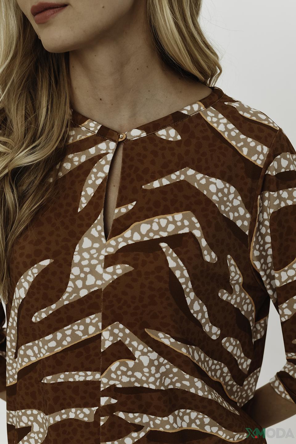 Блуза Marc Cain принт зебра