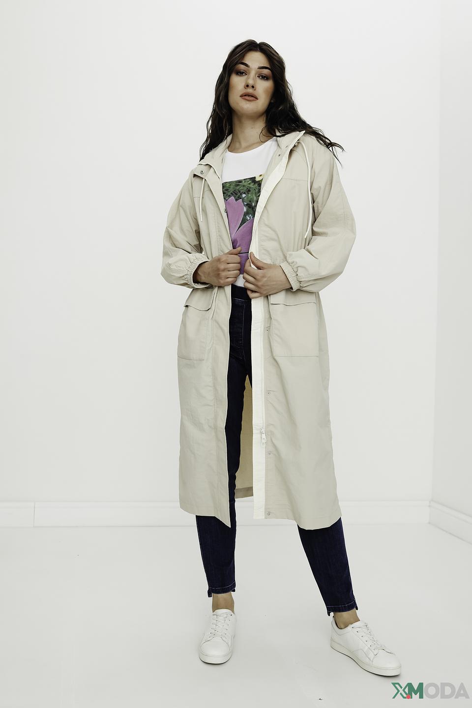 Плащ Tom Tailor бежевый