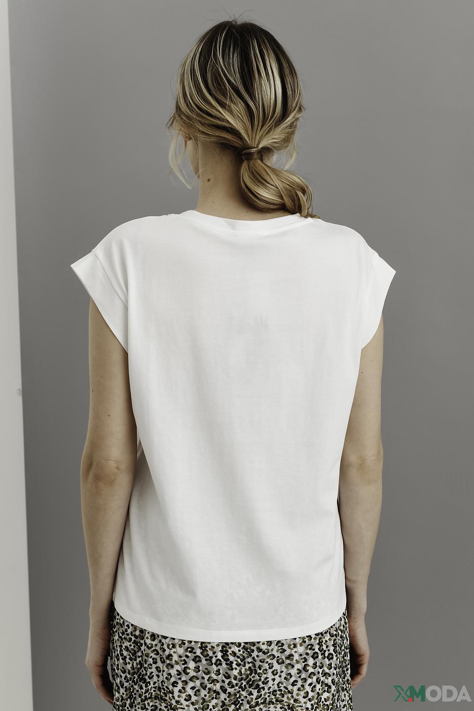 Футболка Twin Set с принтом "Attitude"