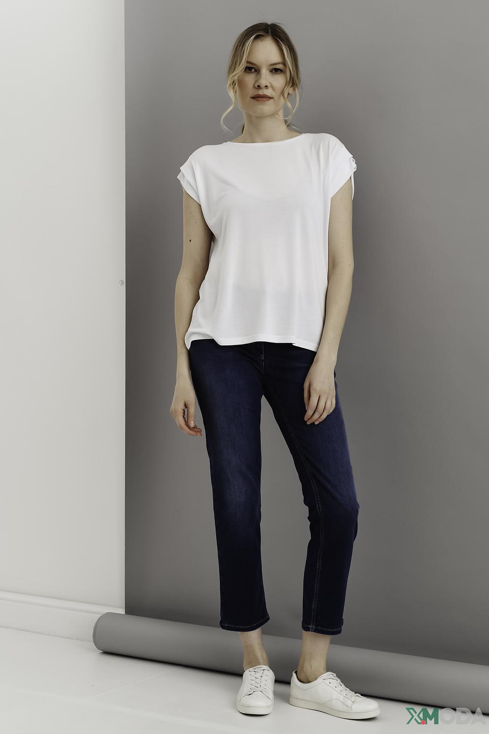 Джинсы Zerres с контрастной строчкой синие