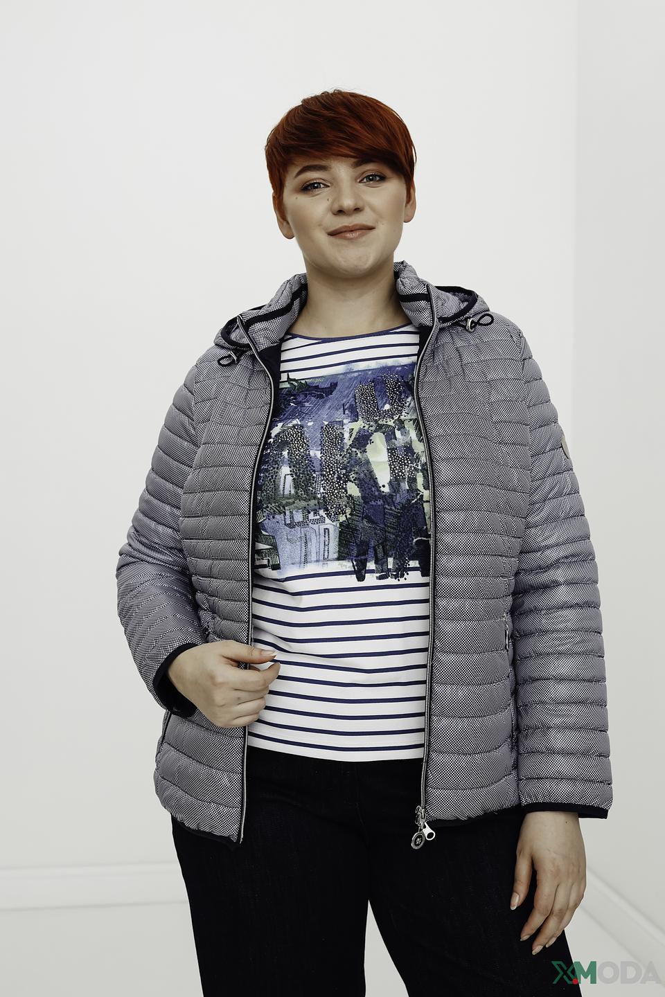 Куртка Lebek стеганая серая