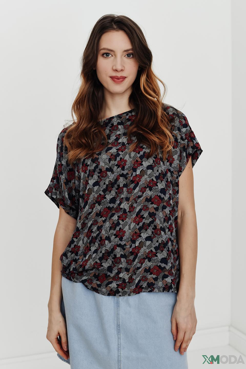 Блуза s.Oliver с цветочным принтом