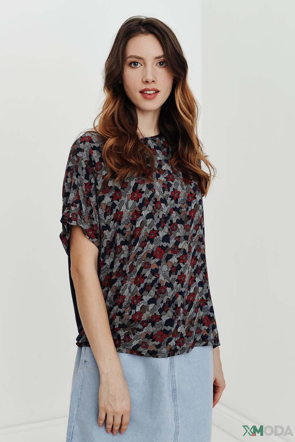 Блуза s.Oliver с цветочным принтом