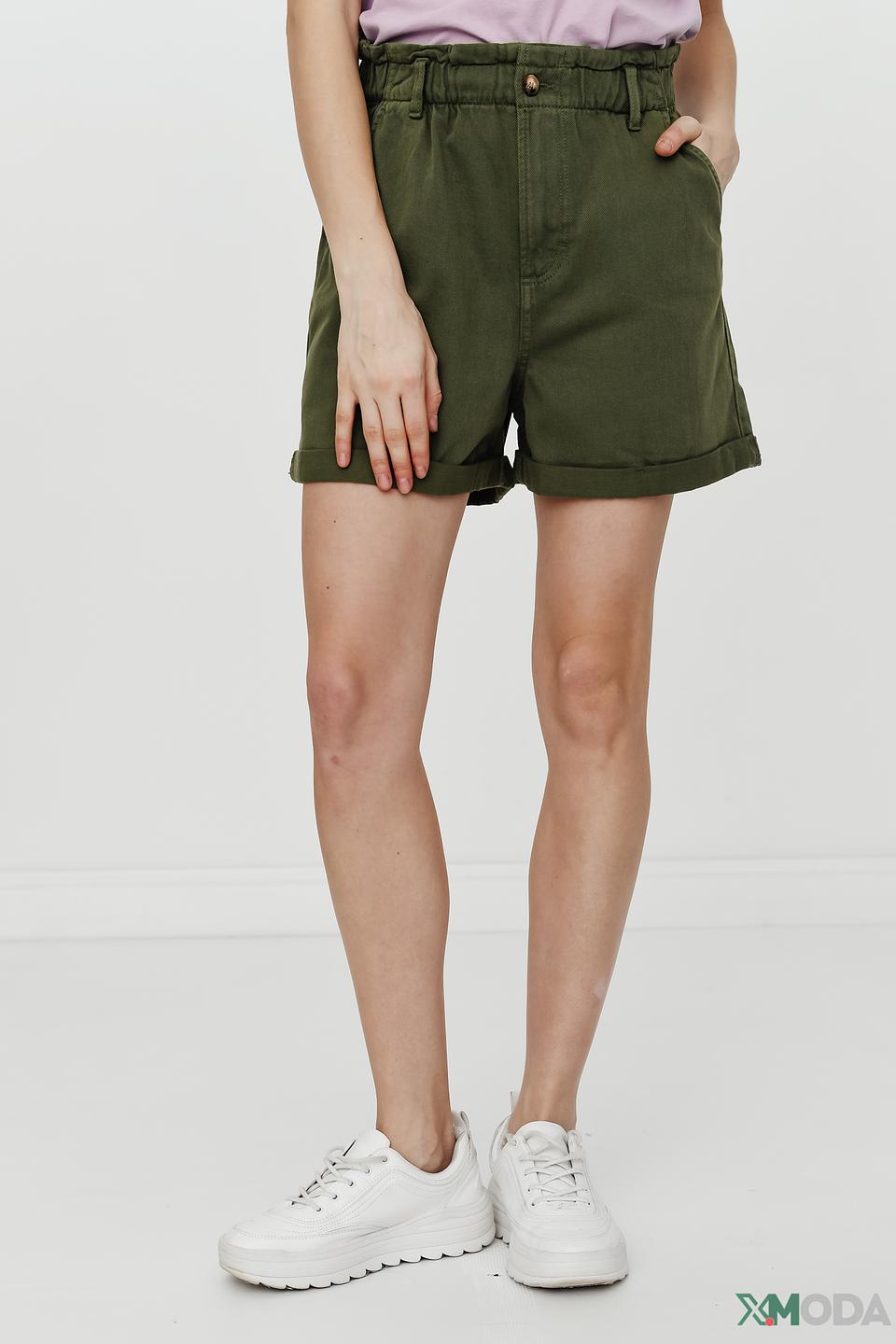 Шорты Tom Tailor хаки с резинкой