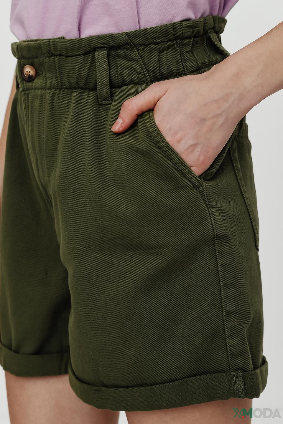 Шорты Tom Tailor хаки с резинкой