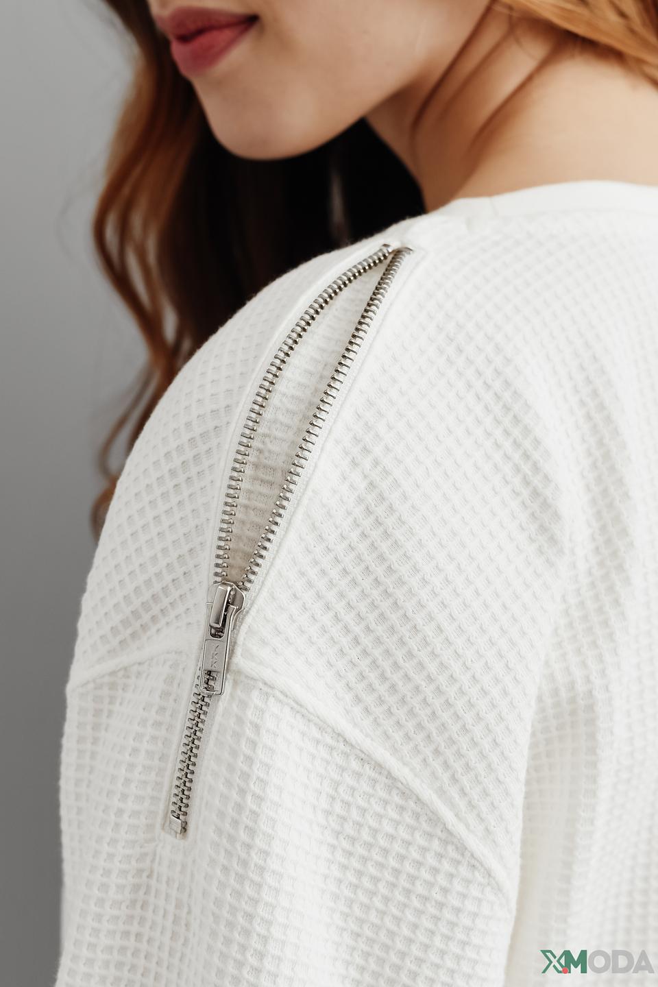 Пуловер QS girl вафельный