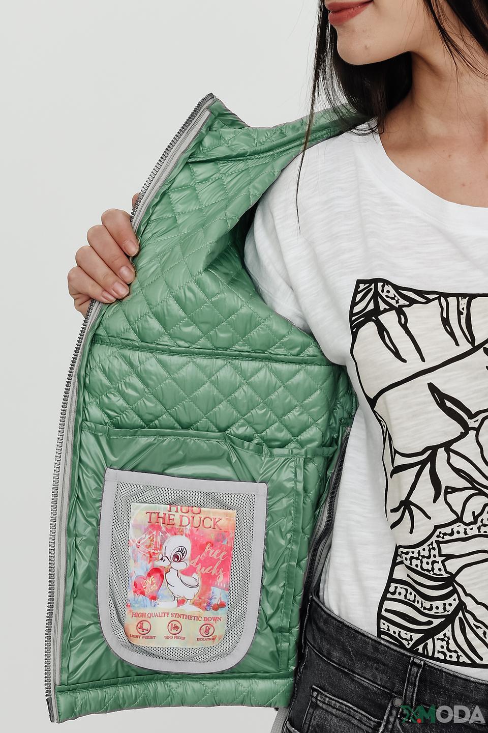 Куртка Frieda and Freddies стеганая мятная