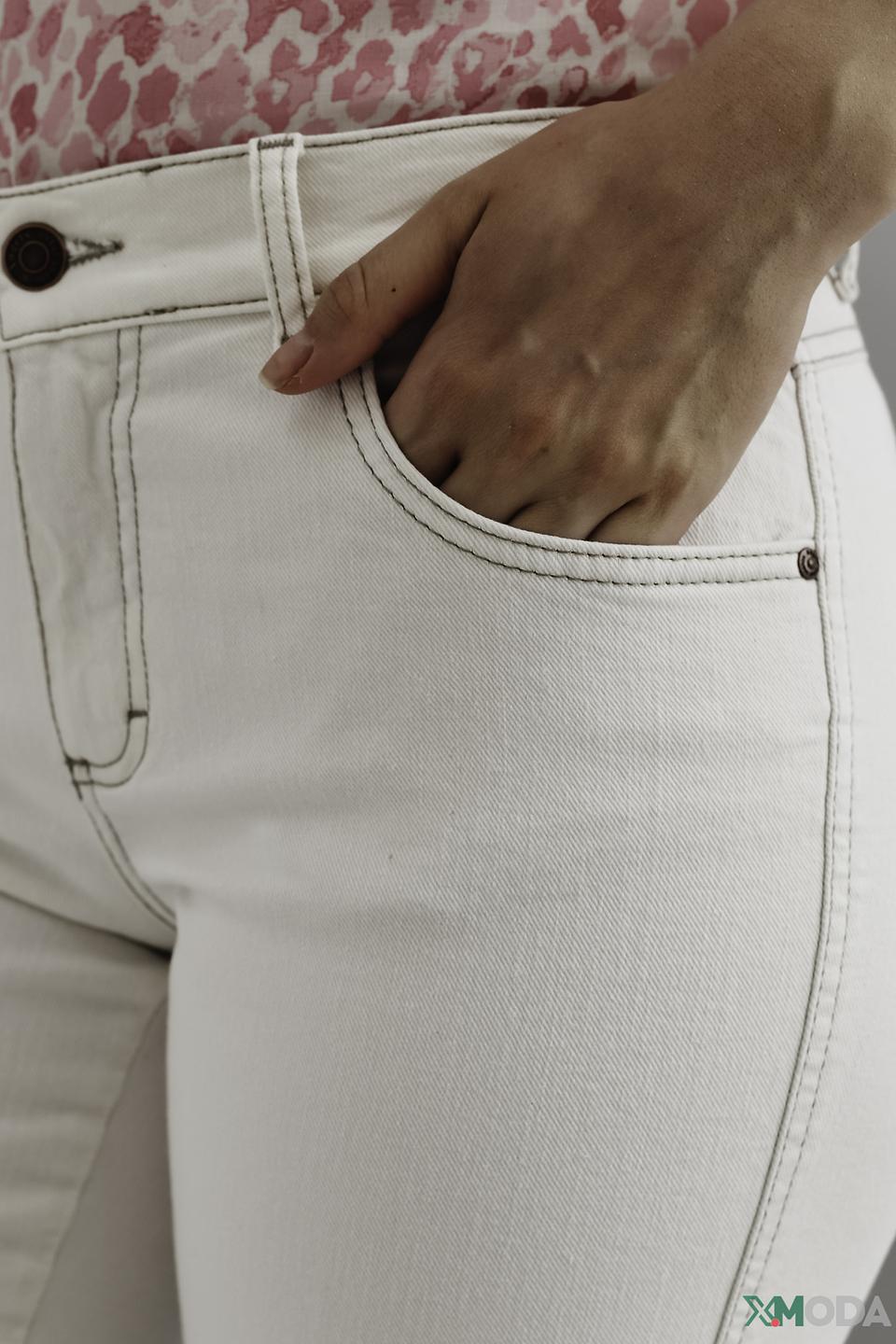 Джинсы Angels укороченные белые