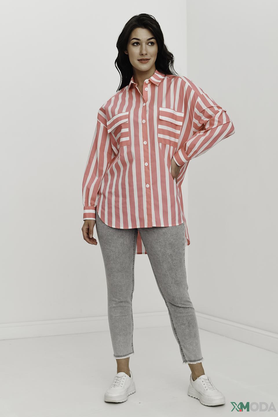 Рубашка You Just White в полоску