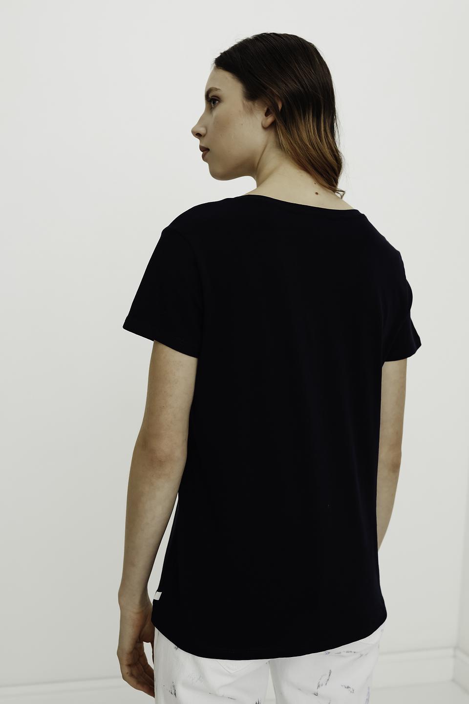 Футболка Tom Tailor denim girl чёрная