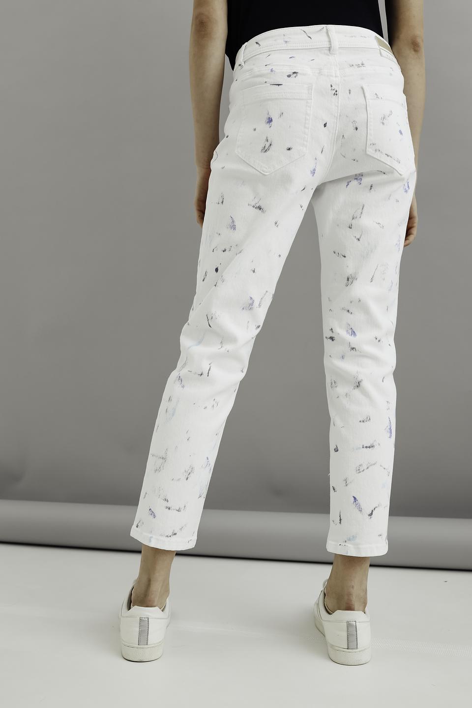 Джинсы Taifun с принтом